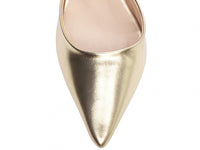 Sapato Scarpin em Napa Dourada