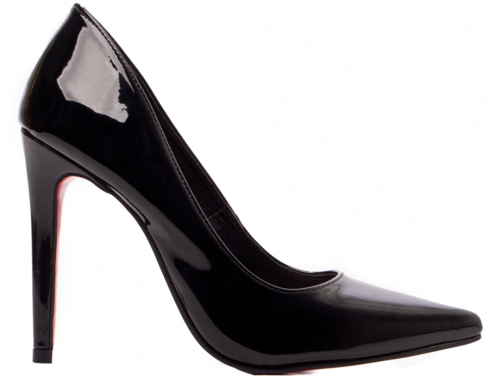 Sapato Scarpin Salto 12 em Verniz Preto