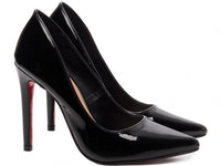 Sapato Scarpin Salto 12 em Verniz Preto