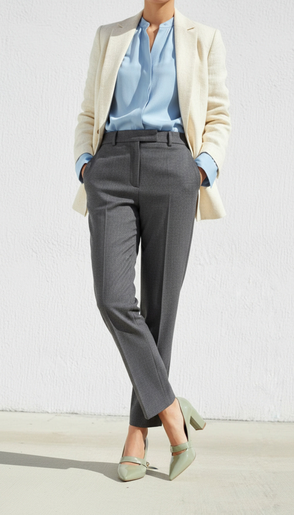 Sapato Scarpin Verniz Verde com Aplique Dourado