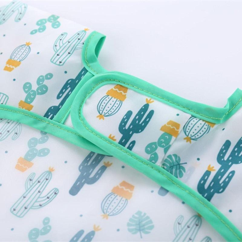 Avental de manga comprida para bebês - Minha Sua Favorita