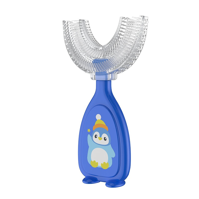 Escova de dentes infantil - em formato de U - Minha Sua Favorita